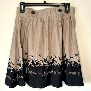 The Nightmare Before Christmas Simply Meant To Be Suspender Skirt Disney Size L